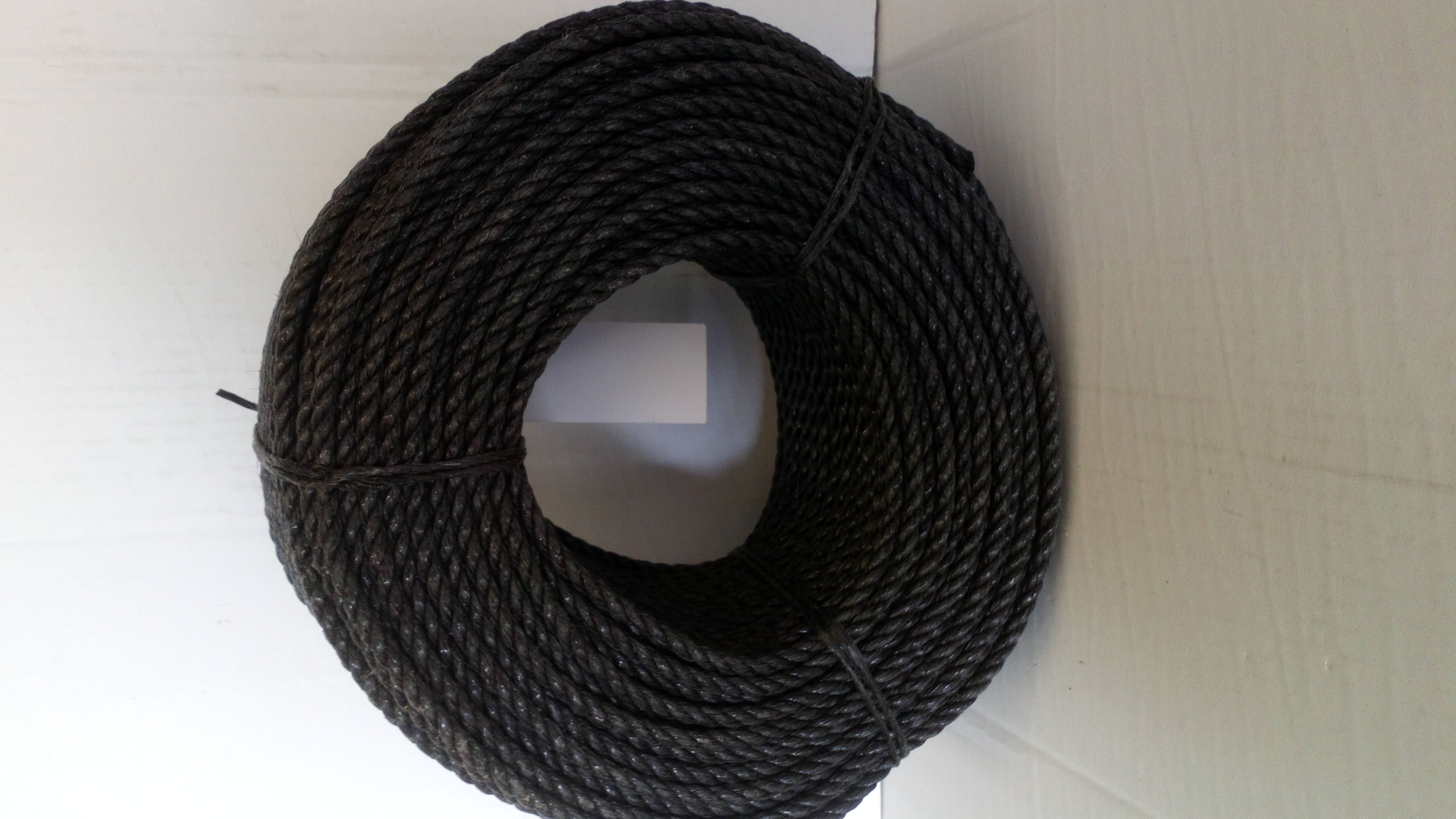 Kanirope® Corde Cordage En Coton COBRAID 2,5mm 100m Tressée Blanc Crème